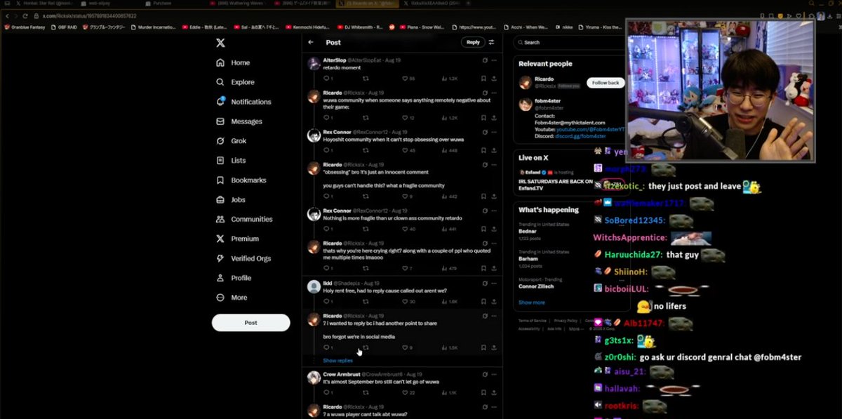 Rickslx's tweet image. why is a CC roasting me