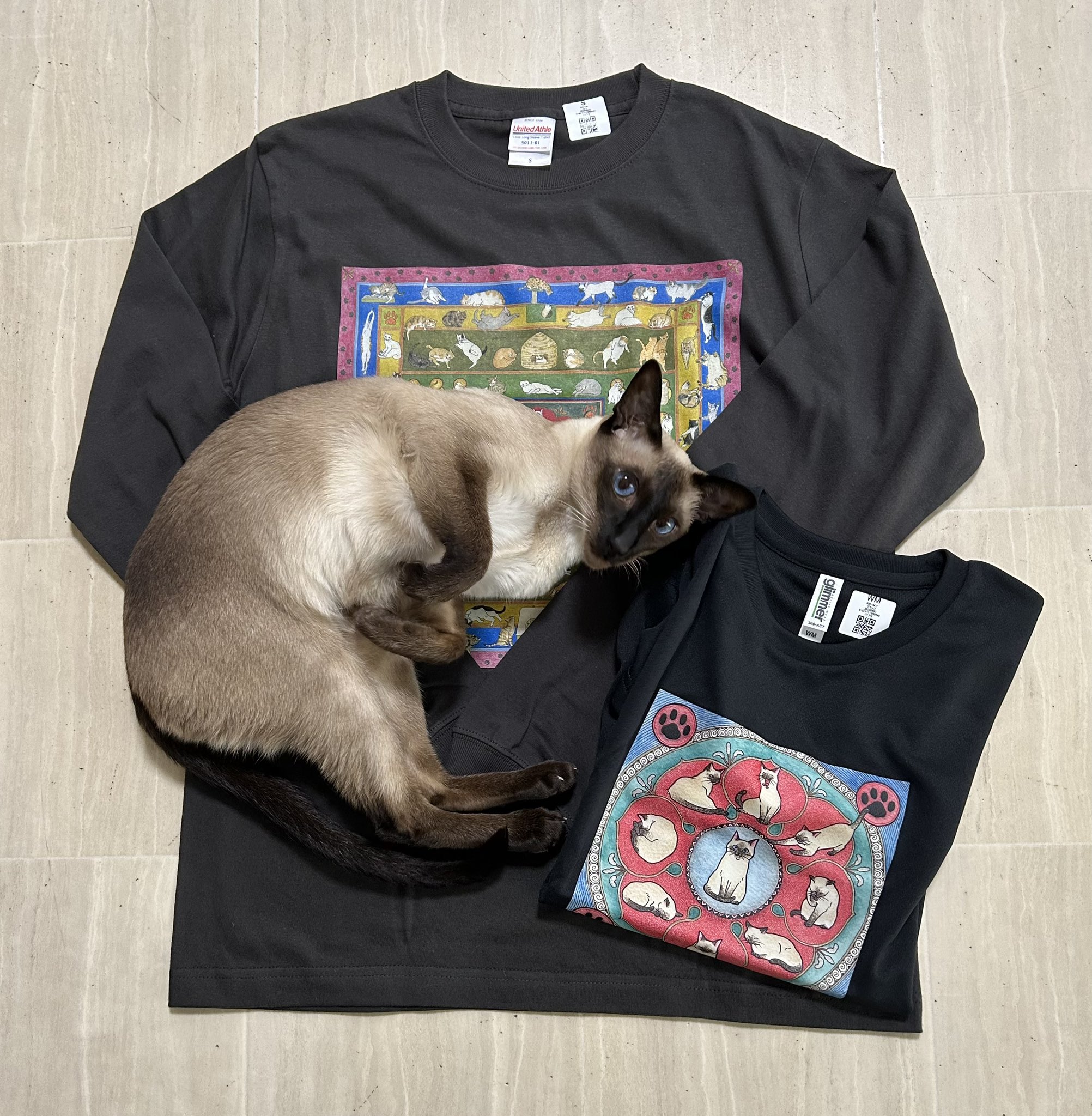 梶原美穂　猫イラスト　【太猫】 梶原美穂😸9/18-10/6個展「秋うらら、猫うらら。」@またたび堂