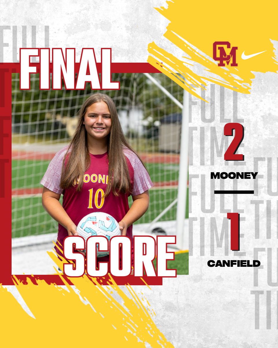 Two huge program wins tonight! Girls Soccer takes down Canfield 2-1, and Football moves to 2-0 after a big win over Villa Angela-St. Joe’s. Cardinal Mooney is BACK. #MooneyPride #WeAreMooney #StatementWins