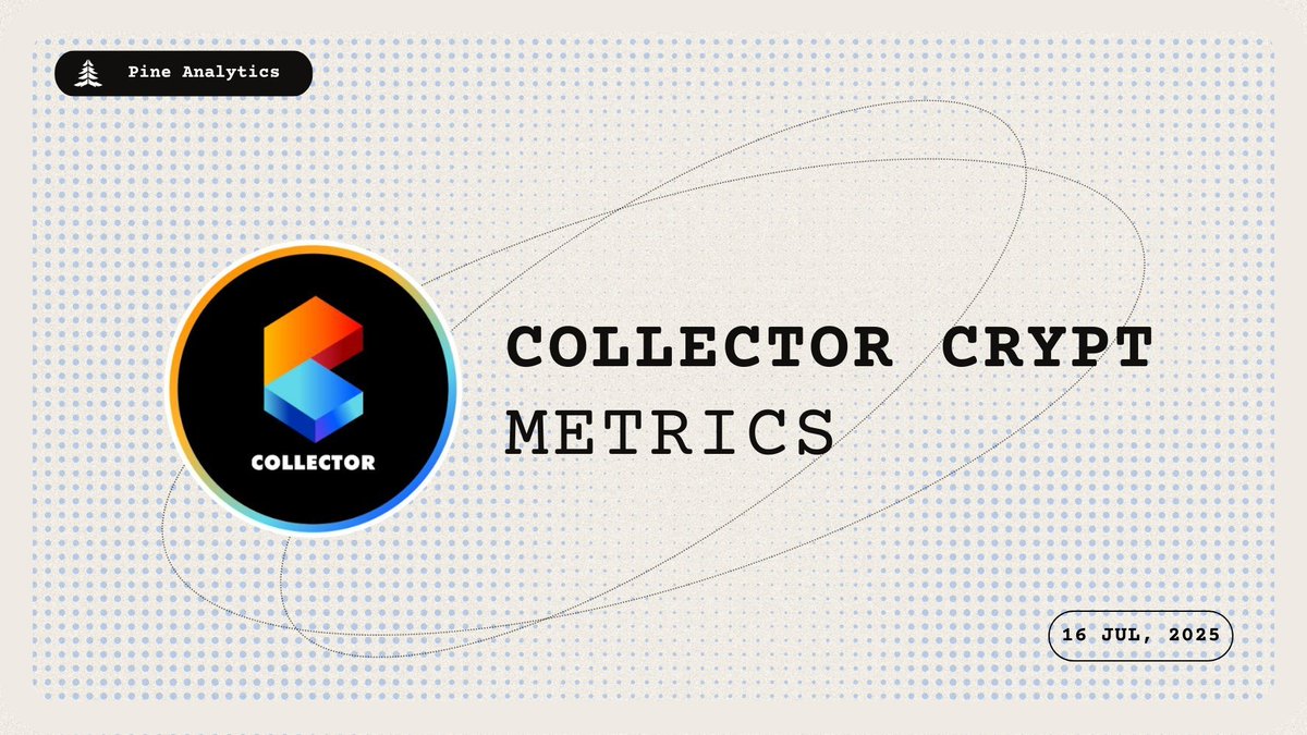 1/ <a href="/Collector_Crypt/">Collector Crypt</a>’s token $CARDS went live yesterday and is now trading at a $52M market cap.

Let’s dive into the platform/token metrics.