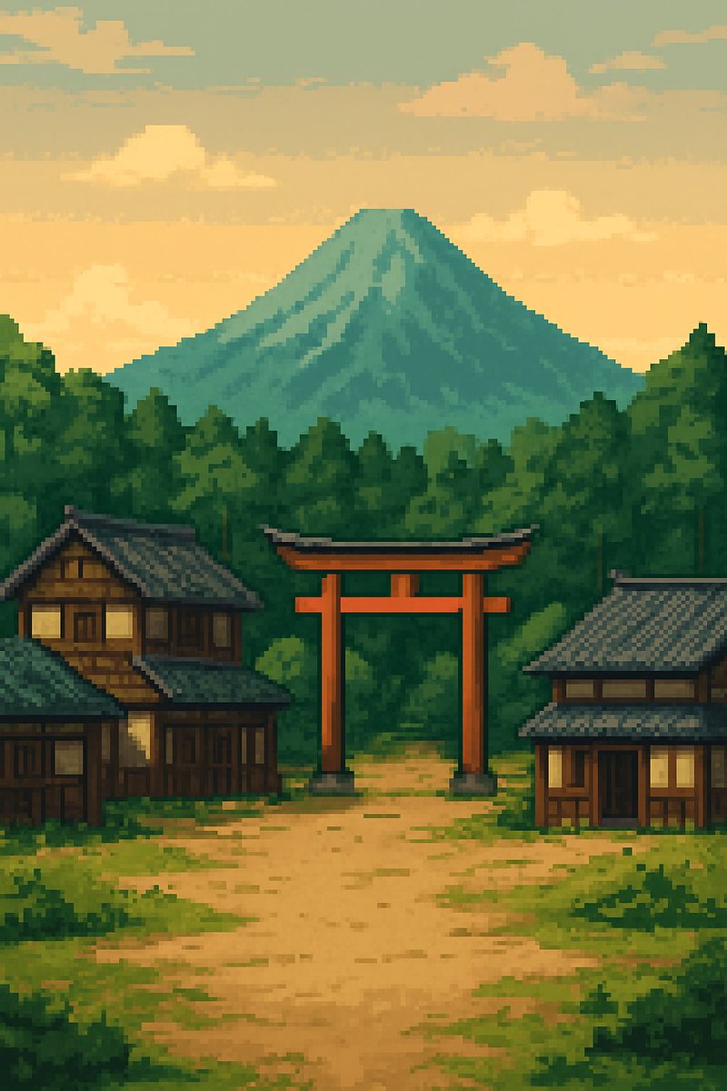 “Protect your focus like the sacred village by the forbidden forest — only what aligns with your ikigai is allowed to pass through the gates.”