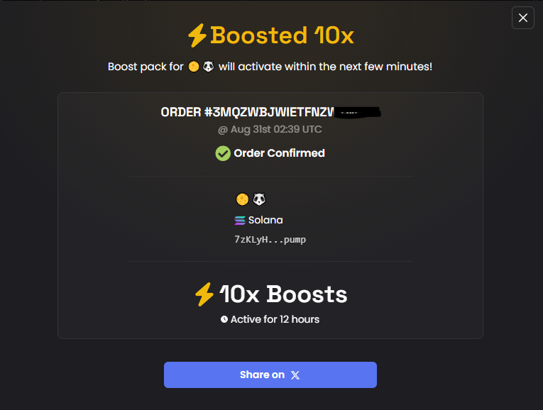 The_DexVault's tweet photo. $MOONPANDA – 10x Boost Secured 🌕🐼

It’s been cats. It’s been dogs. They fought for the chain, fought for the memes.

But now the panda’s here — and pandas don’t bark or meow… they moon. 🚀🌕

Launched on Pumpfun, powered by Solana, boosted by the community — #MOONPANDA is planting paw prints where no pet has gone before.

CA:
7zKLyH4nWpeGWcwfp3oTmMzroFaQgZofX7jmnDsxpump

Thanks for using #DexVault