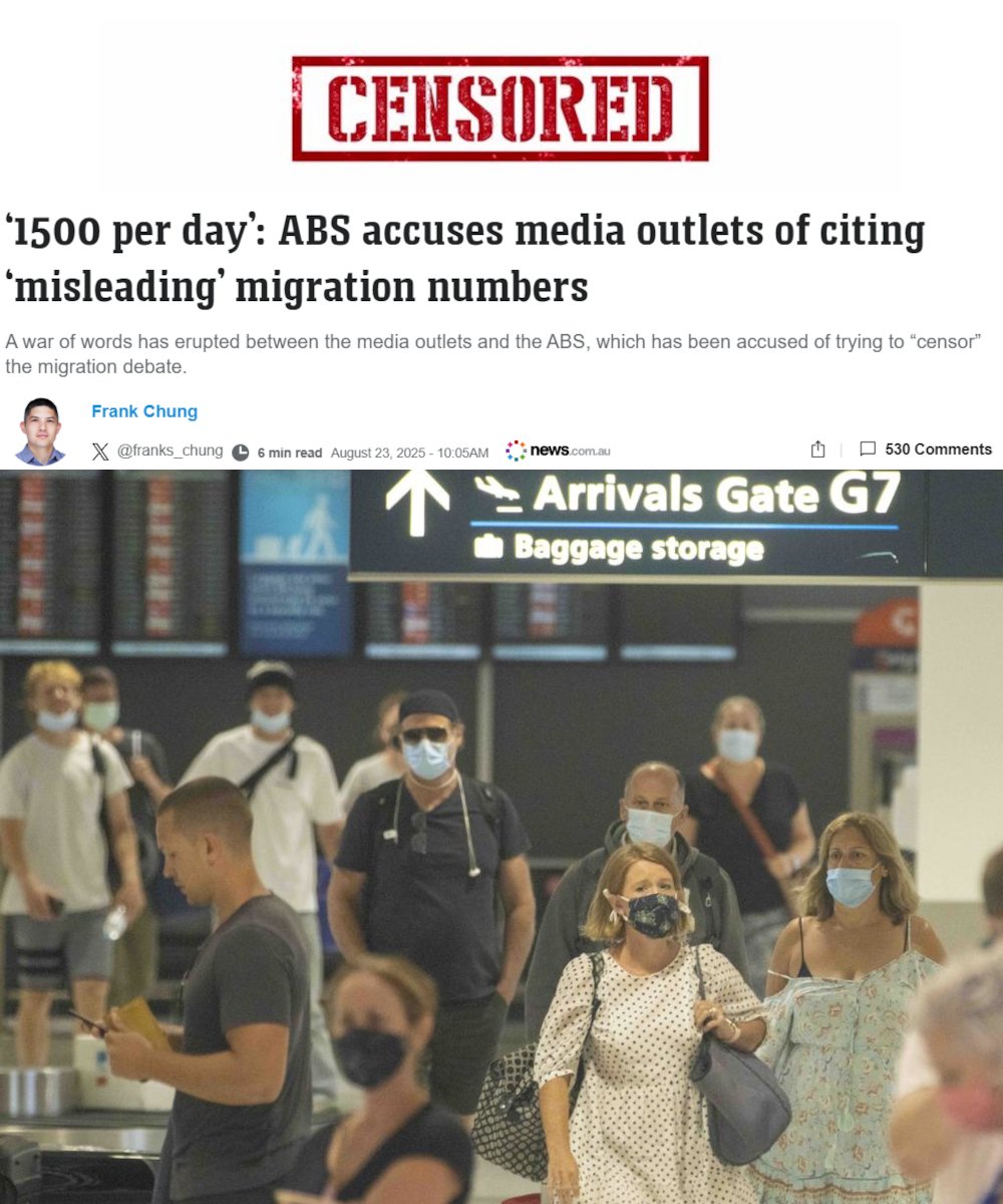 ⚠️ SHOCK: Political class tries to cancel debate on high immigration numbers. ⚠️ It's no wonder some voters are lurching to the right and into the arms of Pauline Hanson's party - and worse. 💣 Unfortunately PHON is the 'controlled opposition' whose unAustralian anti-immigration