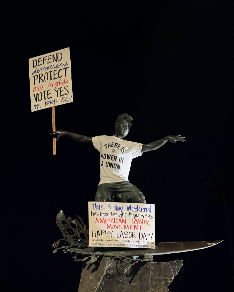 #CardiffKook
#SaveDemocracy 
#VoteYesProp50 
<a href="/UnionDrip/">Dripped Out Trade Unionists</a> 
#LaborDay2025 
#UnionMade 
💚💚💚