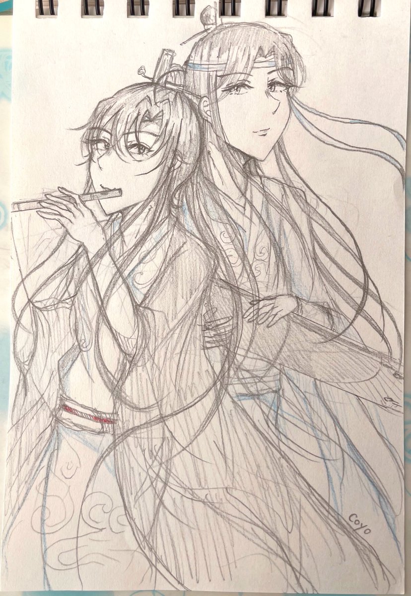 素敵なタグをお借りします！！
嫁入り後の藍家の衣装を着てる魏嬰✨️

『魏嬰と藍湛 忘羨2人が 勝負を しかけてきた！』
 #忘羨無双