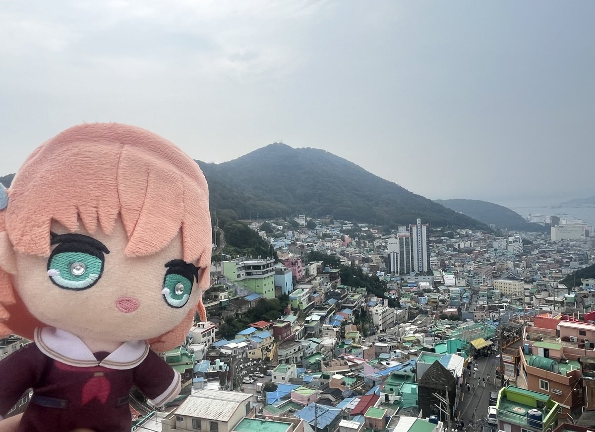 ひのちた 甘川文化村だよ～

カラフルでキレイなまちだね！
