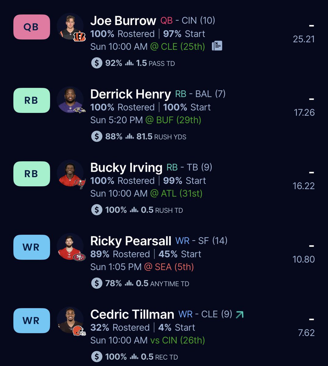 SleeperNFL tweet media