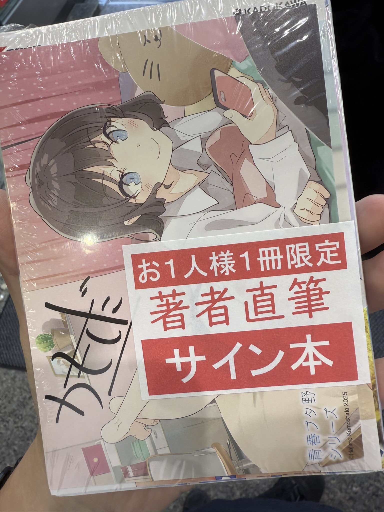 直筆サイン本　青春ブタ野郎はビーチクイーンの夢を見ない+ 青春ブタ野郎はビーチクイーンの夢を見ない+』｜感想・レビュー