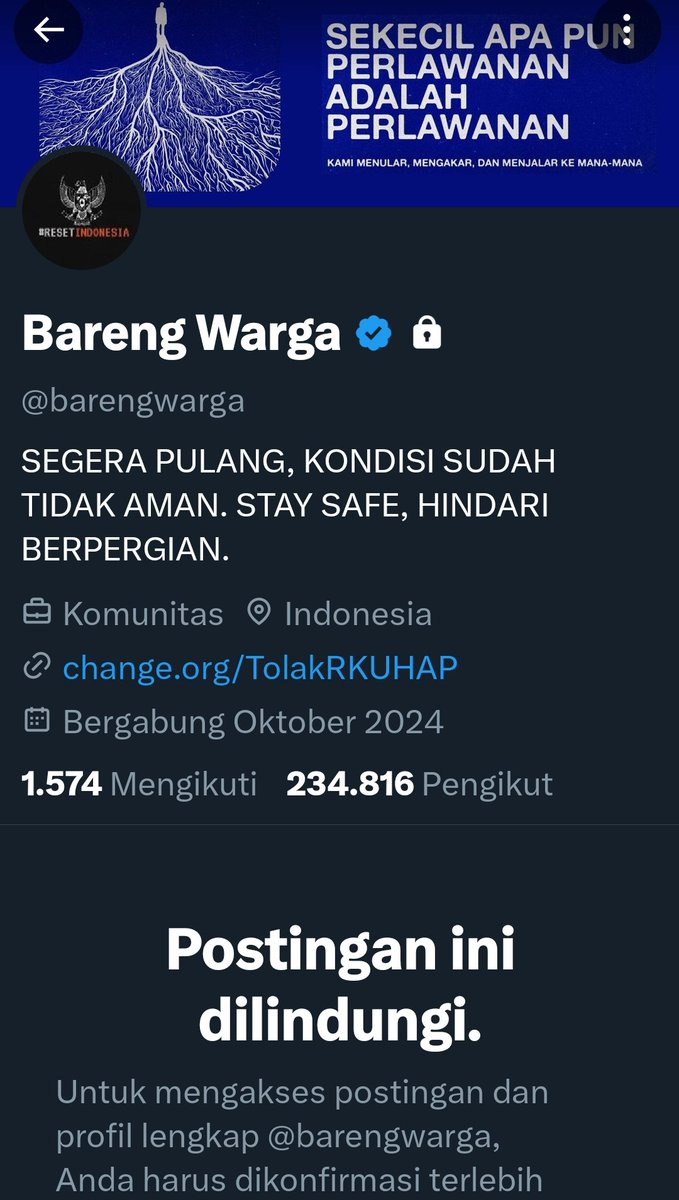 tekarok007's tweet photo. Ada yang mulai ketakutan, karena mulai ke endus, siapa dalangnya demo anarkis +penjarahan ini. https://t.co/QtT95RyLGV