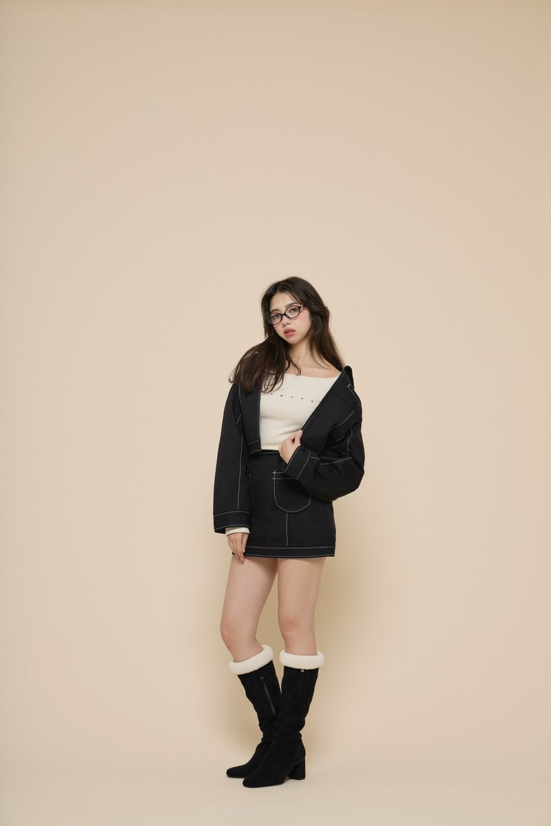 ジャケット・アウター andmary Harper loose twill jacket beige andmary (@andmaryofficial): 