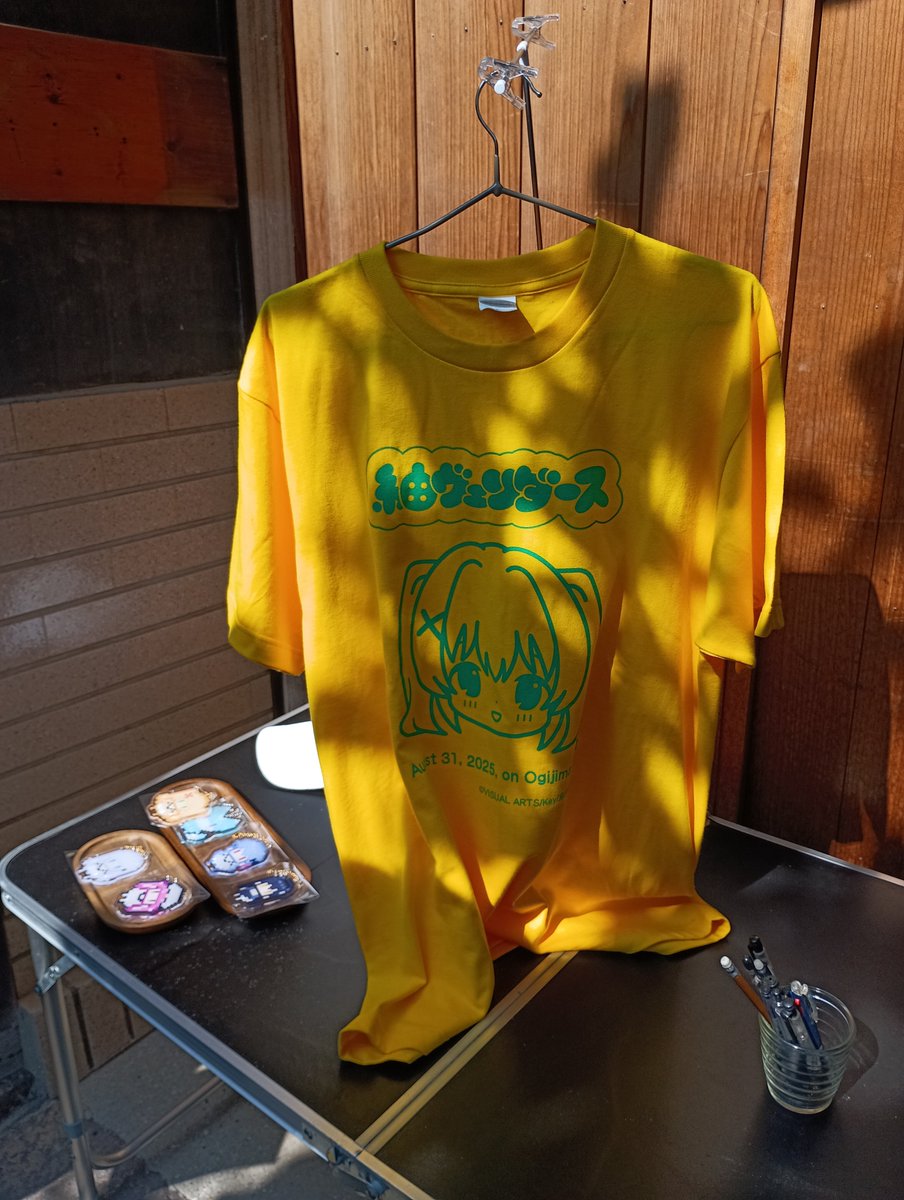 男木島 紬ヴェンダース Tシャツ Lサイズ TVアニメ『Summer Pockets』紬ヴェンダース Tシャツ [TVアニメ