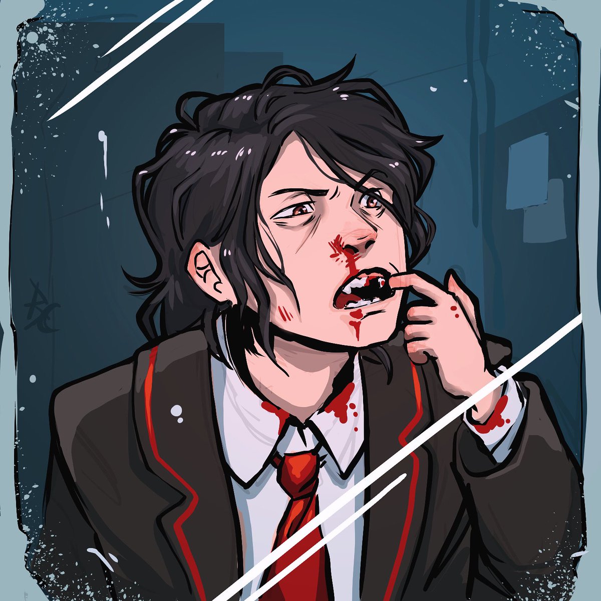 BeaTheBeet's tweet photo. Teeth count! 
#MCRfanart #mychemicalromance https://t.co/j5xTM92Xlw
