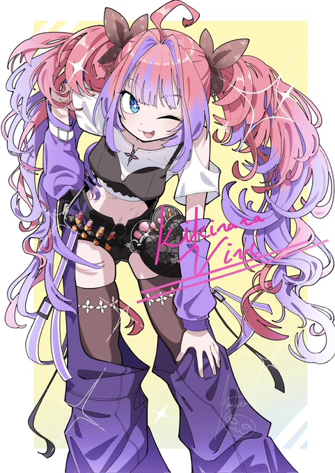 #ヴィヴィメイク ヴィヴィ描き甲斐がありそうで描きたかったのだ!!
