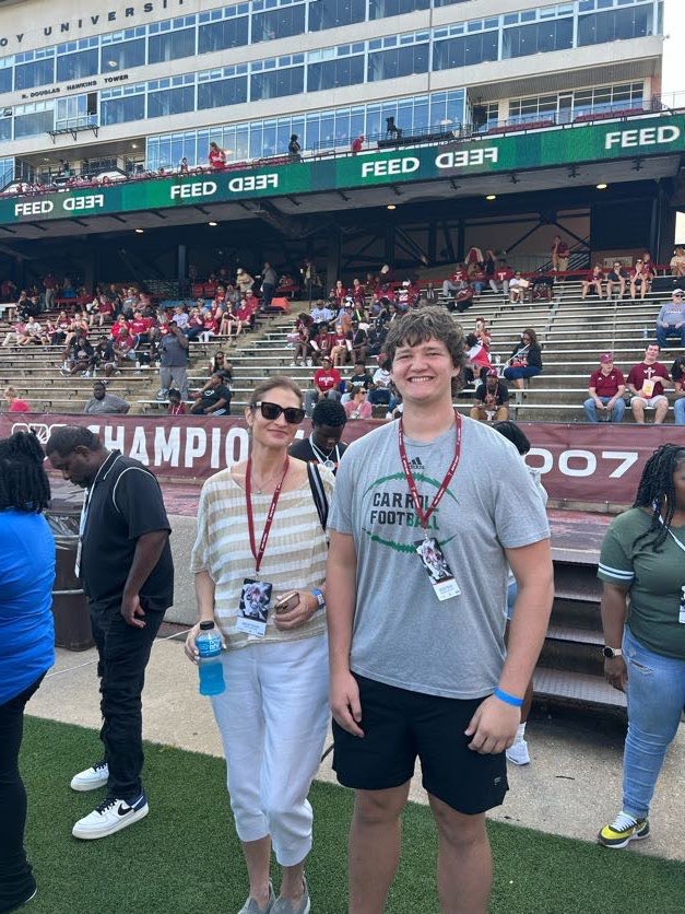 Hugh Tighe (@hugh_tighe) on Twitter photo Thanks so much to <a href="/TroyTrojansFB/">Troy Trojans Football 8x⚔️</a> and <a href="/KenSignoretti/">Ken Signoretti</a> for the invite to Troy tonight for their first home game. Unforgettable experience!
<a href="/CoachMaraJCCHS/">William James Mara III</a> <a href="/troy_report/">TroyReport</a> <a href="/PrepRedzoneAL/">Prep Redzone Alabama</a> <a href="/HallTechSports1/">Hall-Tech Sports</a> <a href="/joe_discher/">Joe Discher</a> <a href="/CoachL__/">Coach L</a> Thanks so much to <a href="/TroyTrojansFB/">Troy Trojans Football 8x⚔️</a> and <a href="/KenSignoretti/">Ken Signoretti</a> for the invite to Troy tonight for their first home game. Unforgettable experience!
<a href="/CoachMaraJCCHS/">William James Mara III</a> <a href="/troy_report/">TroyReport</a> <a href="/PrepRedzoneAL/">Prep Redzone Alabama</a> <a href="/HallTechSports1/">Hall-Tech Sports</a> <a href="/joe_discher/">Joe Discher</a> <a href="/CoachL__/">Coach L</a>