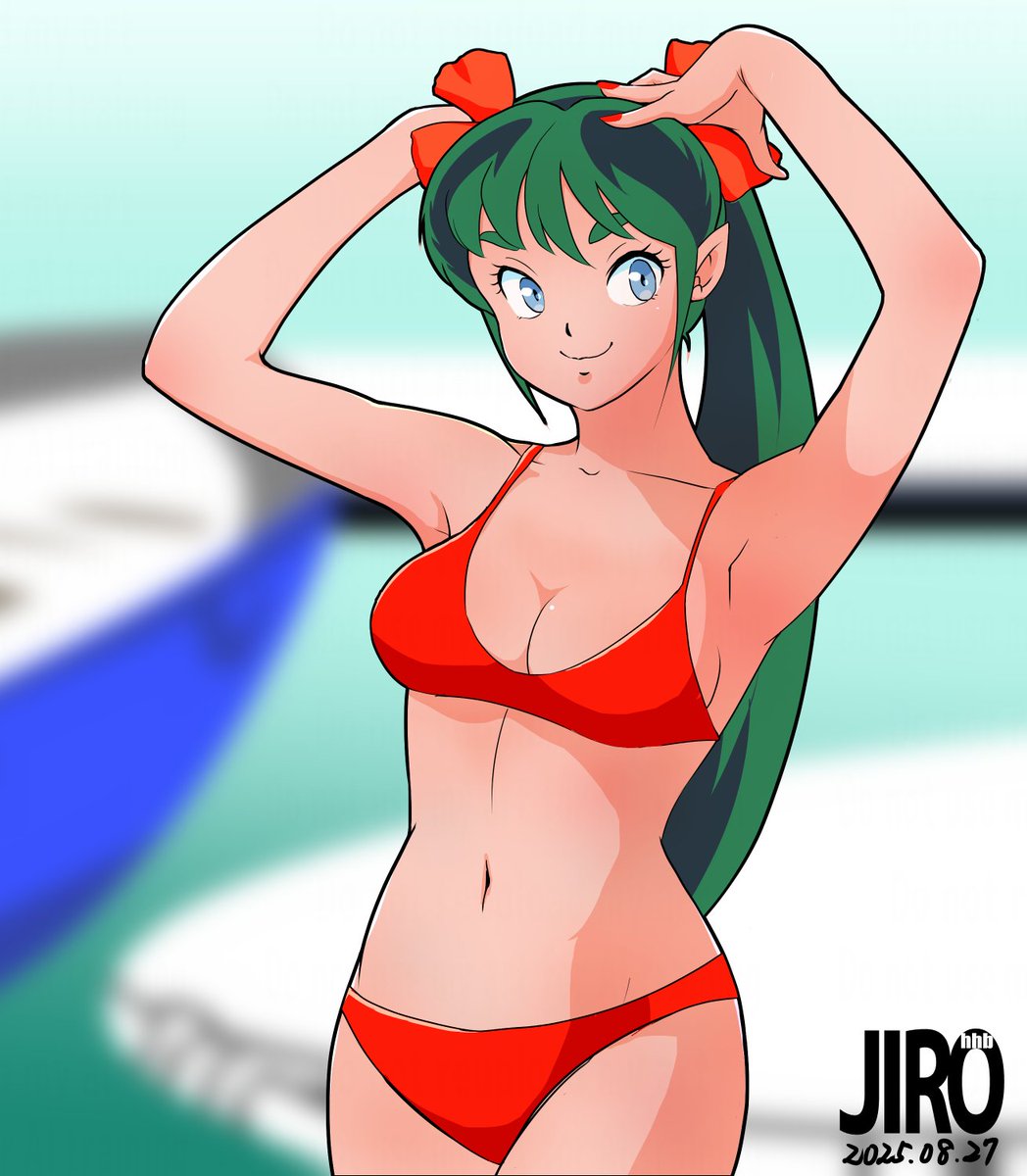 #るーみっく水着祭
8月のうちに水着👙出しておきます😚
 #うる星やつら  #uruseiyatsura