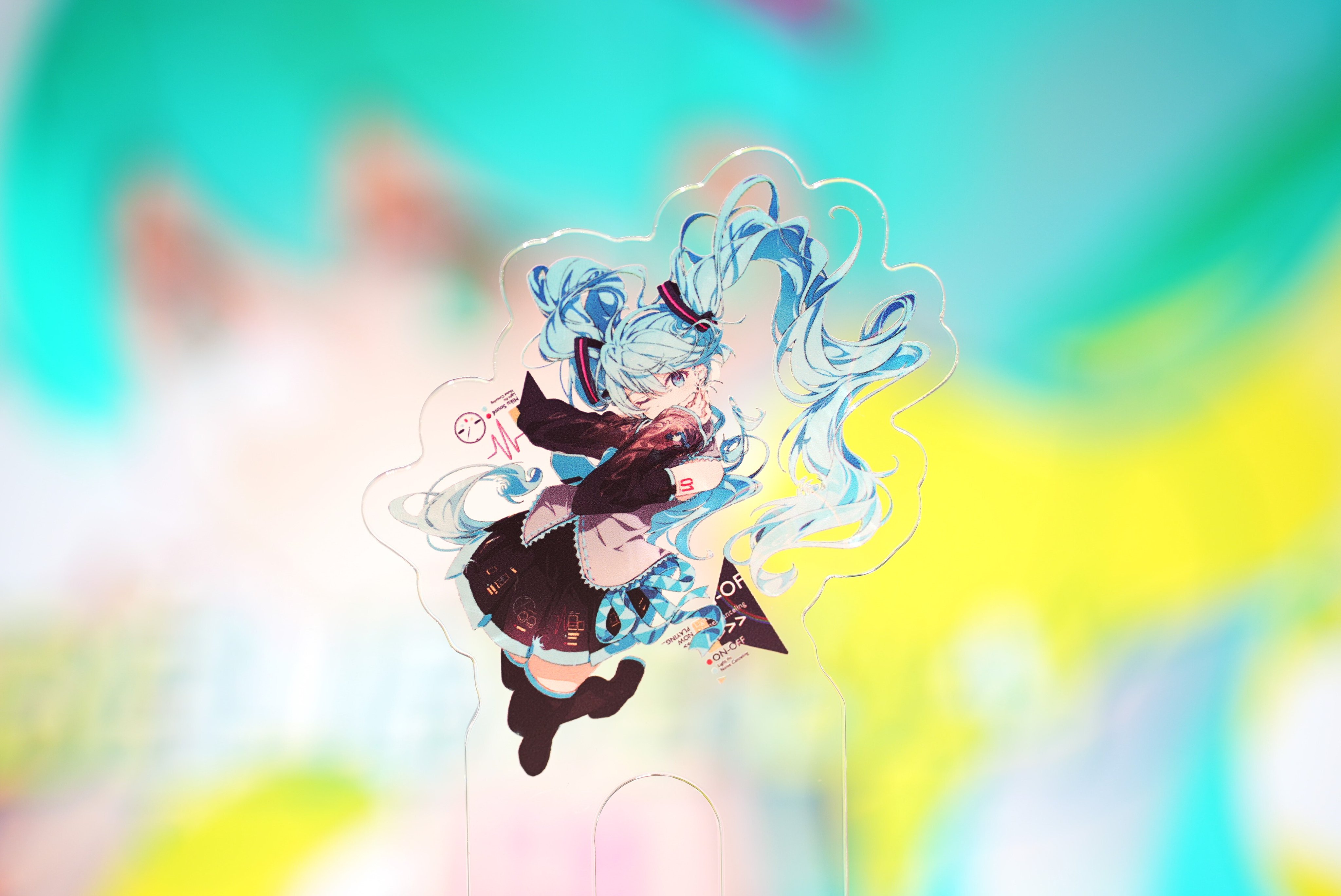 初音ミク 複製原画 マスターカード　シリアルナンバー入り 荻pote 初音ミク 複製原画 三井住友 マスター カード シリアルナンバー