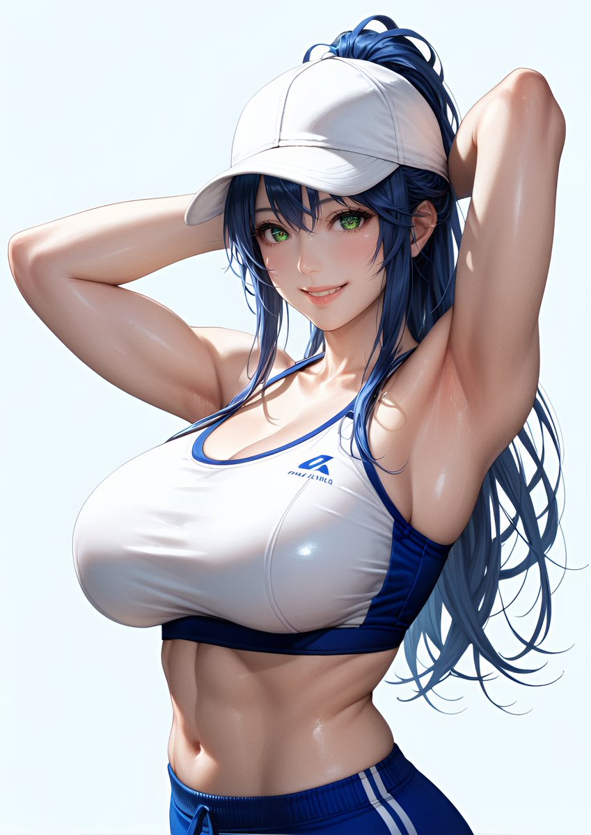 渚（なぎさ）Nagisa

たまには運動しなきゃね💪✨
A little workout goes a long way💙

#AIart #AIGirls #DreamyArt #digitalart  
#AIイラスト #さくらアート工房