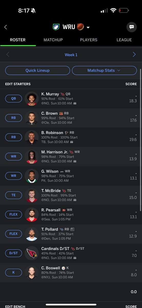 TronFPS's tweet image. I’m pretty sure I’m going back to back #nflfantasy