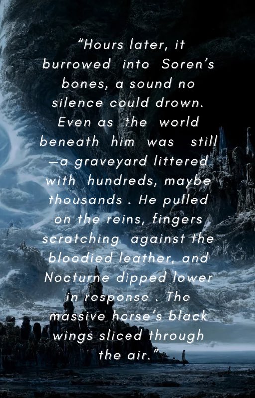 Sharing the first line from BLOOD OF THE WIND, from #1stLinePit over on the gram. 🖤