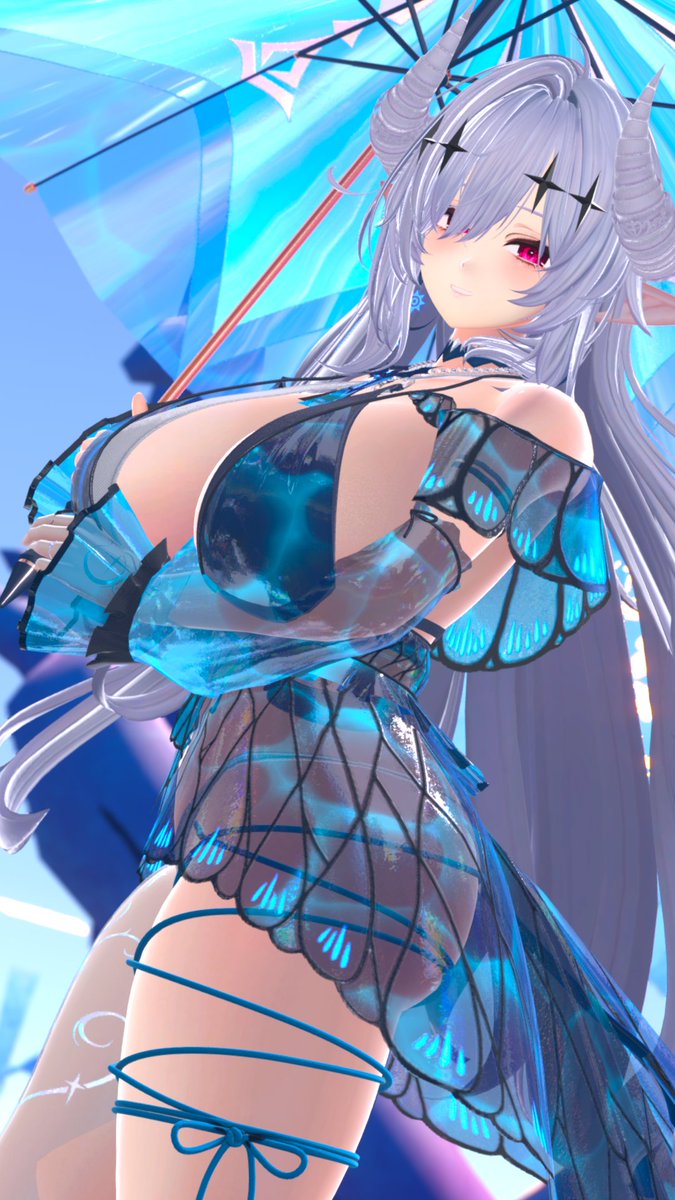 この水着凄く綺麗だし別DLの小物も最高過ぎ
#YaokiSubDesign #miltina3D
