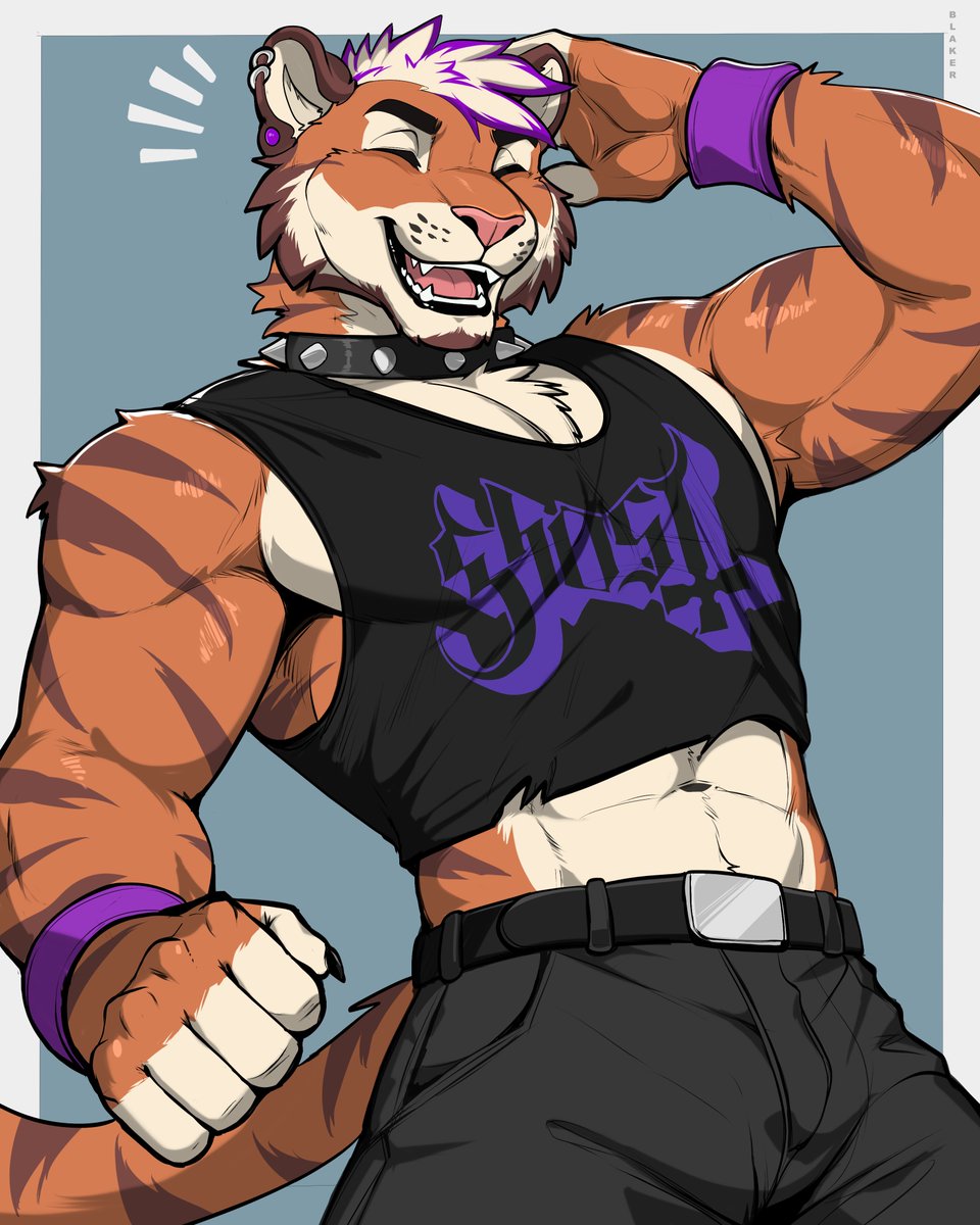 Rhythmic Roar! 🐯🤘

Comm for Arbor_Fox

#furry  #furryart #ghosttwt