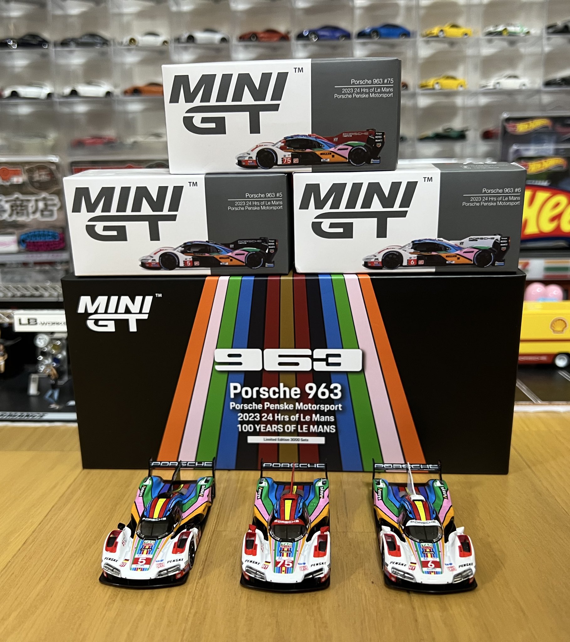 Minigt ポルシェ963 ペンスキーモータースポーツ 3台セット ルマン Amazon | MINI GT 1/64 ポルシェ ル・マン24時間 2023 ポルシェ