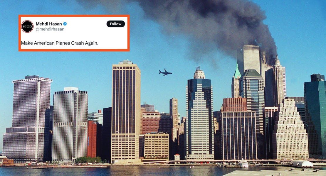Jihad-Loving Journalist Says "Make American Planes Crash Again" Because 9/11 Was A Long Time Ago buff.ly/JG1SPTG