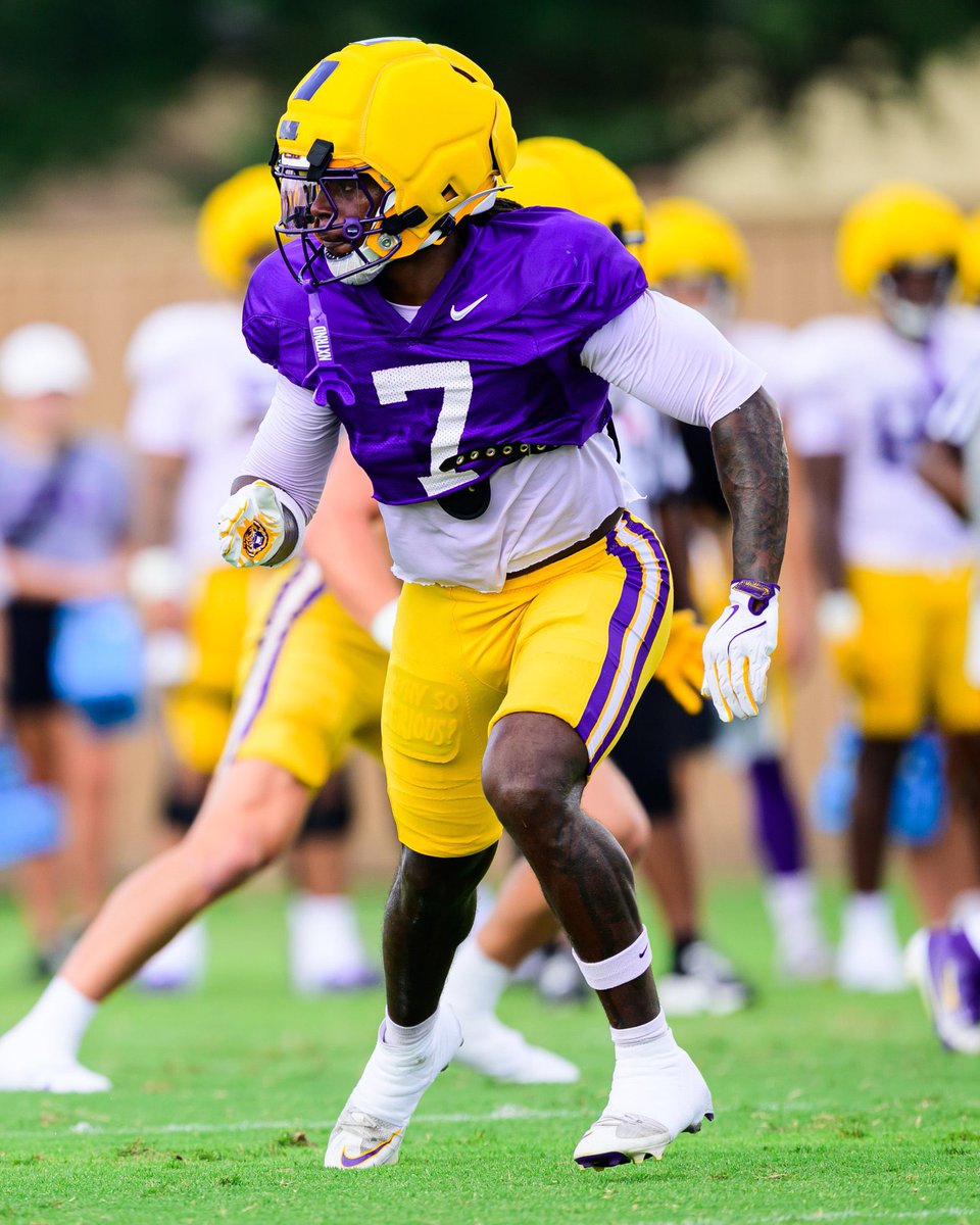 znagy20's tweet image. LSU LB Harold Perkins returned to Baton Rouge with “unfinished business” in the purple and gold.

Less than one year after suffering a torn ACL, Perkins is back wreaking havoc for the Tigers.

No. 7’s timely plays made it happen:
- 5 tackles
- 2 QBH
- 1.5 TFL
- 1 sack

Unleashed.