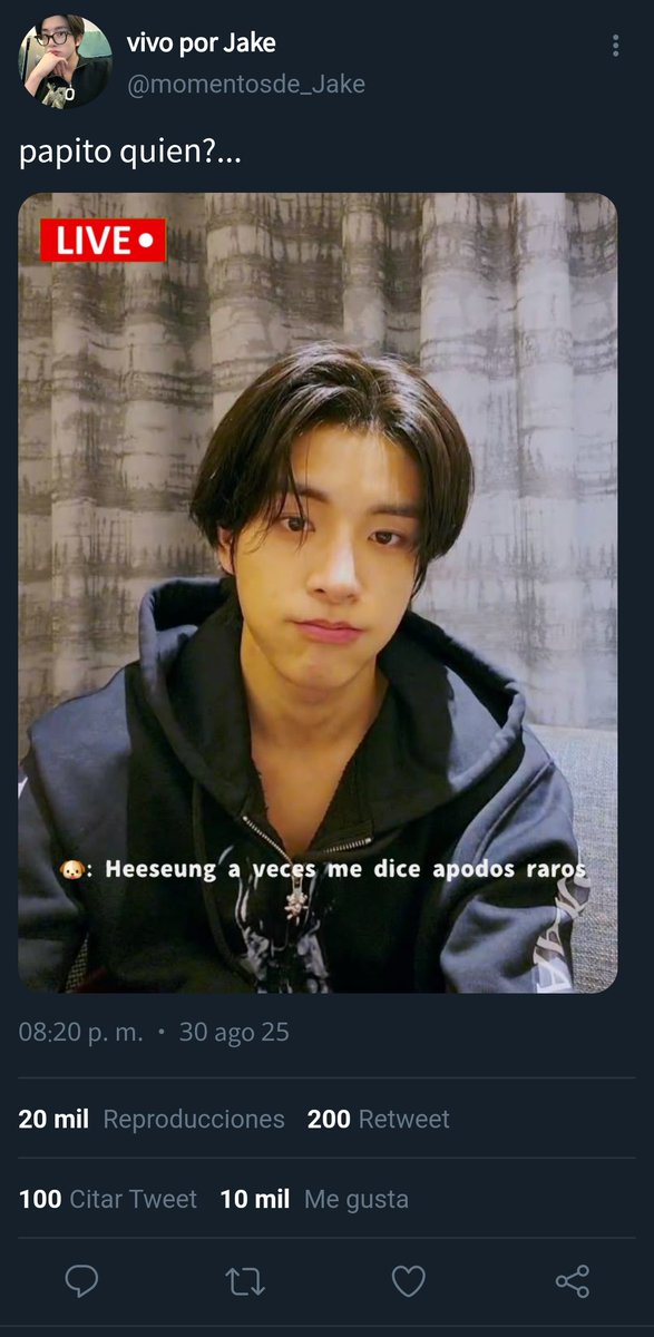 meilvstoo's tweet image. 𝘉𝘧 𝘳𝘦𝘷𝘦𝘢𝘭 #Heejake Au
Dónde J4K3 tiene una relación de 3 años escondida de sus seguidores, o más bien donde esconde la cara de su novio.

Hasta que por error se le sale su nombre en uno de sus lives.