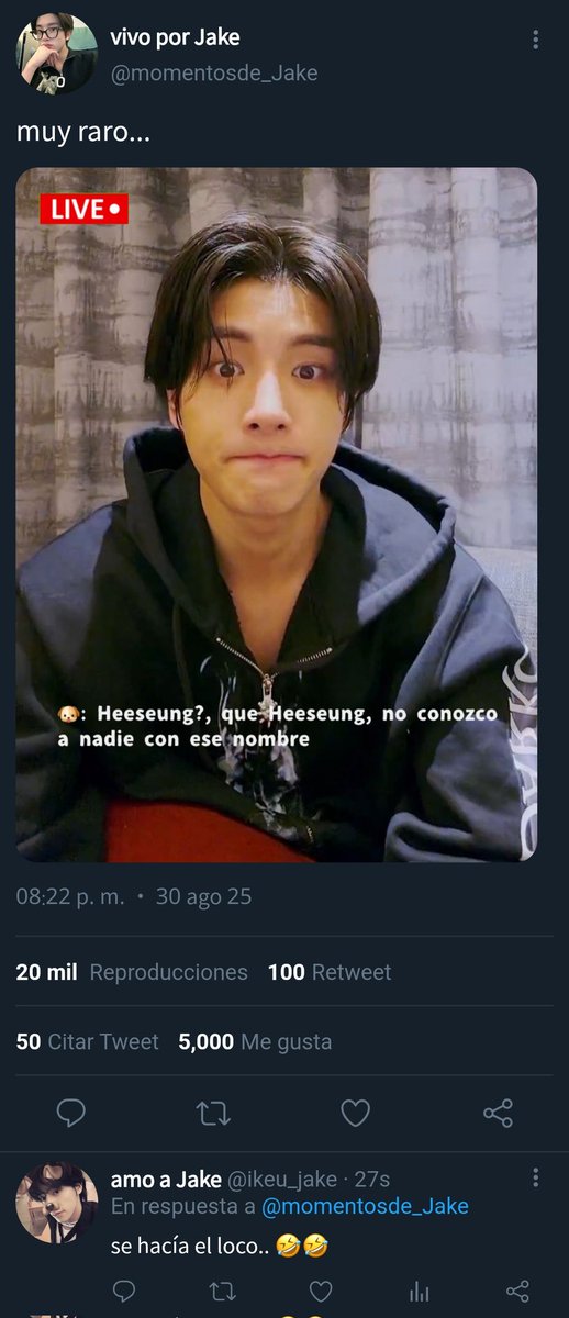 meilvstoo's tweet image. 𝘉𝘧 𝘳𝘦𝘷𝘦𝘢𝘭 #Heejake Au
Dónde J4K3 tiene una relación de 3 años escondida de sus seguidores, o más bien donde esconde la cara de su novio.

Hasta que por error se le sale su nombre en uno de sus lives.