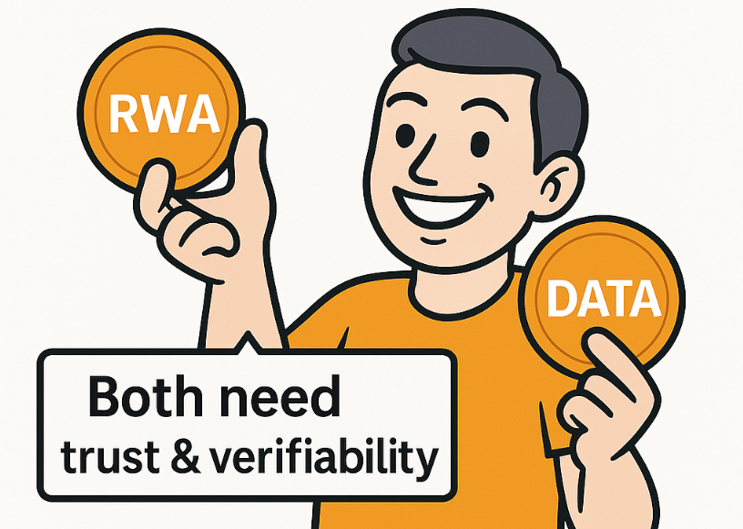 DataDanceChain's tweet image. 🧠 DDC Insight
Whether it’s #RWA or #DataFi, the entry ticket to becoming an “asset” is the same: trust &amp;amp; verifiability.
For RWA, it means stable cash flow, legal structure, and auditable records.
For DataFi, it means stripping away fake clicks and black-box labels, and proving