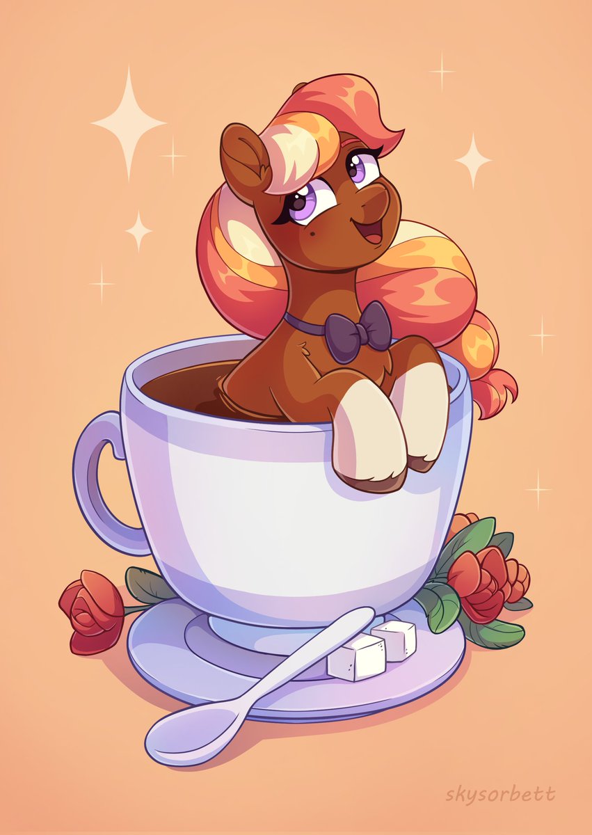 Hazel Blossom is sure that a cup of tea can always make your day a little brighter. And the bigger the cup, the brighter the day!
