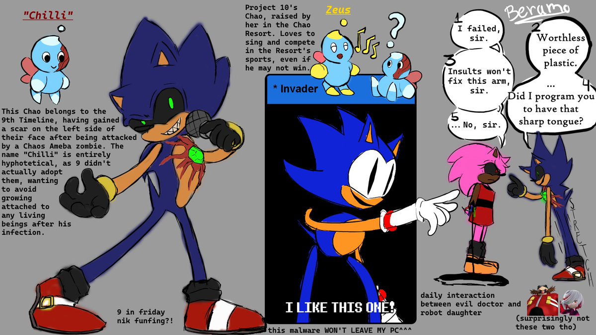 Beramo22's tweet image. 9th Timeline doodle dump
I realize I am allowed to create my own hashtags
(Does it work though??)
#rewritesonic #9thtimeline #project10 #doodle