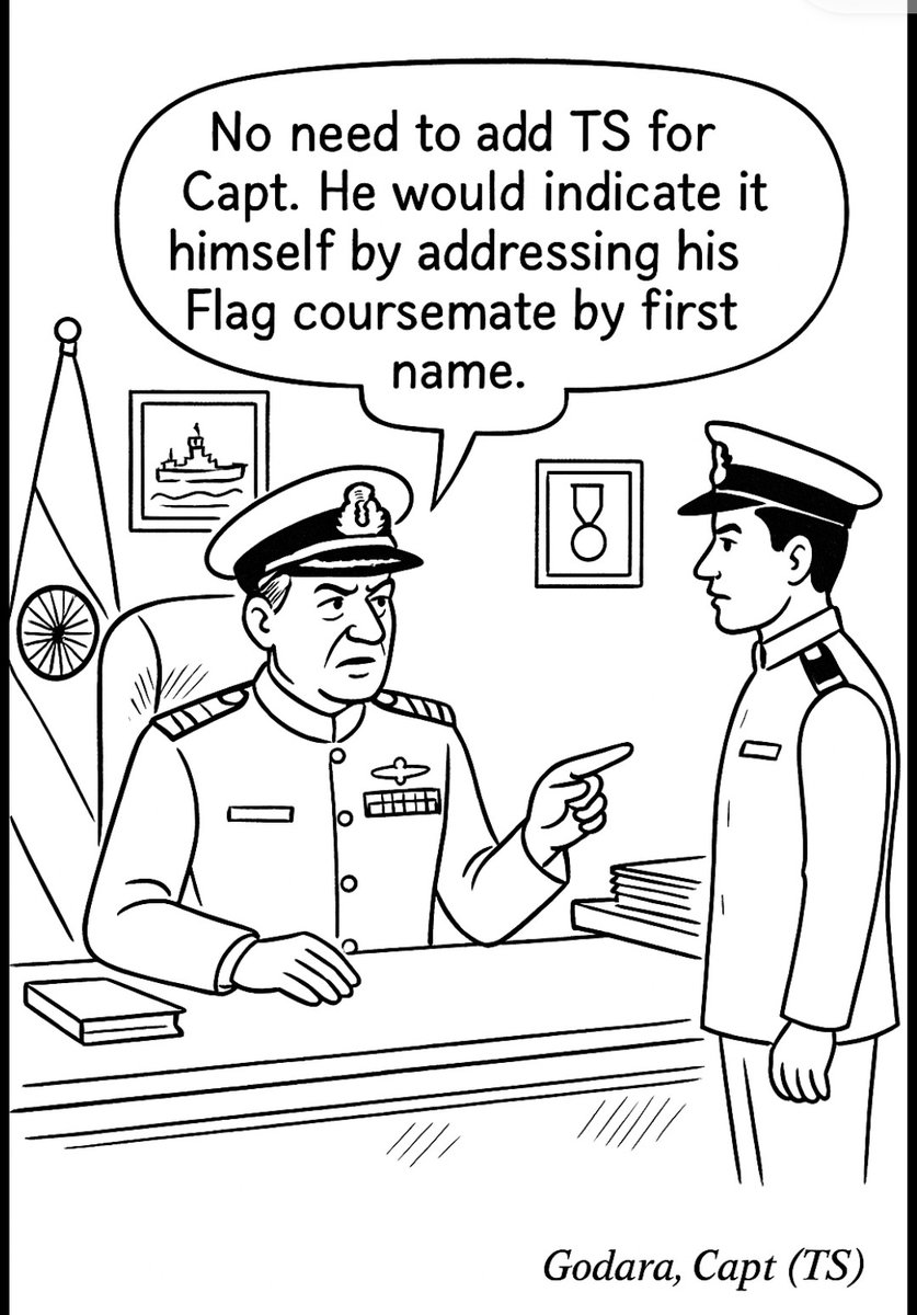 captkrishangod's tweet image. Military Humour😂