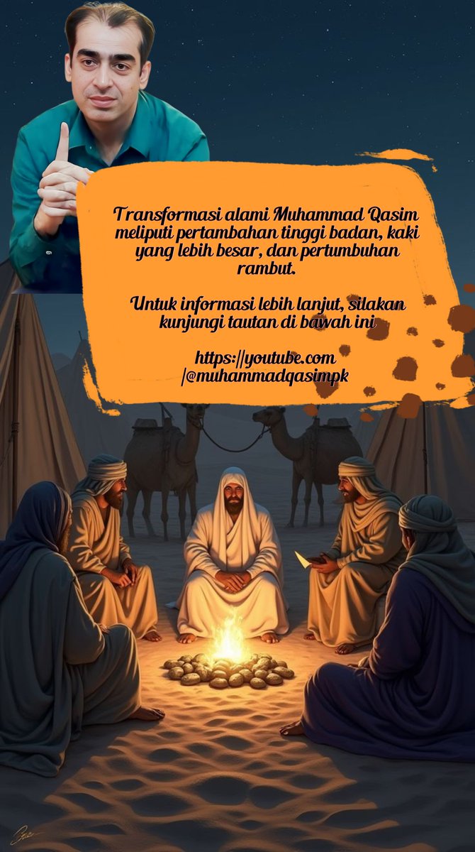 Garis rambutnya yang surut semakin terisi, dan perawakan fizikalnya menjadi lebih tegap. Muhammad Qasim