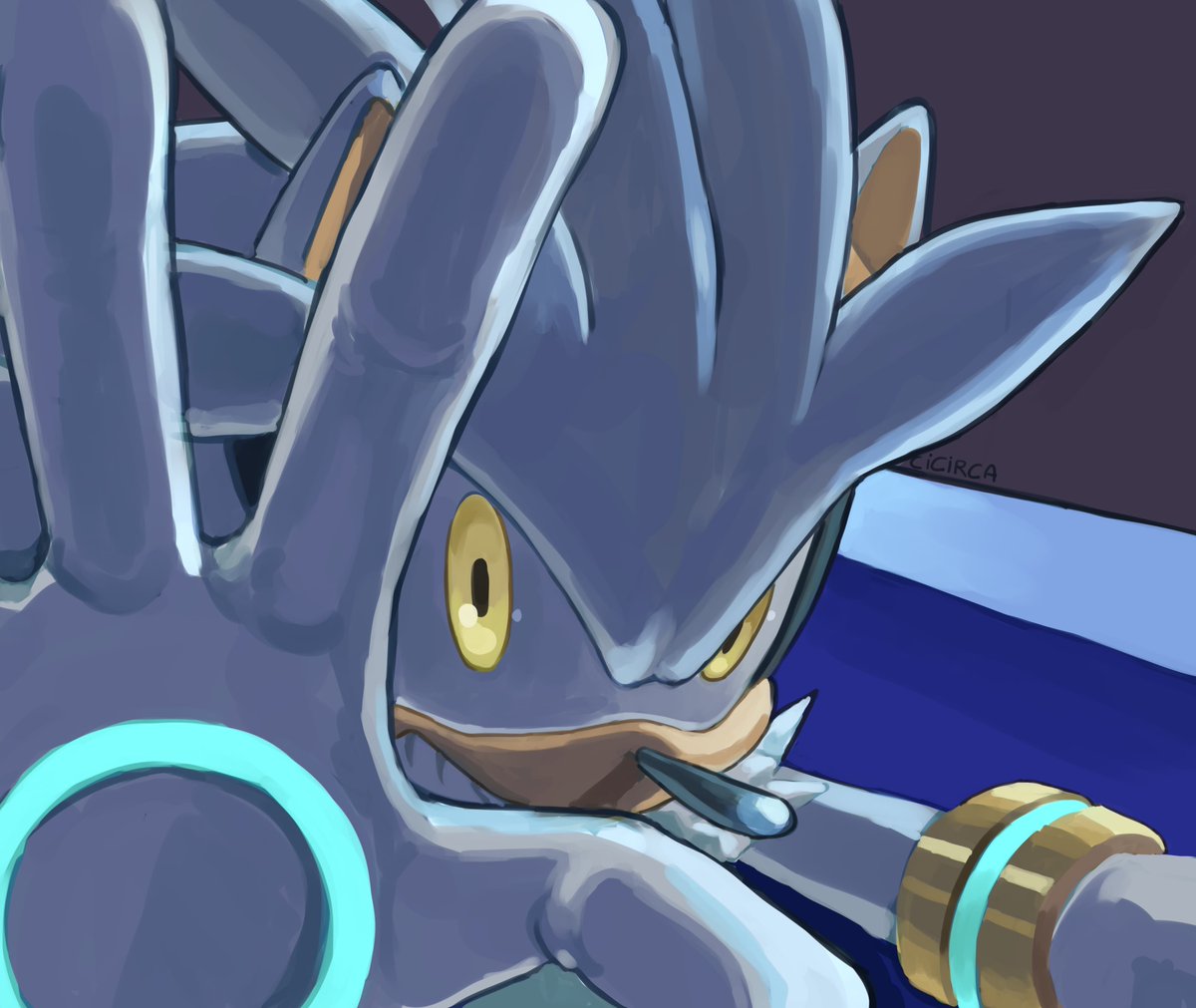 A quick doodle !! #SilverTheHedgehog  #SonicTheHedgehog