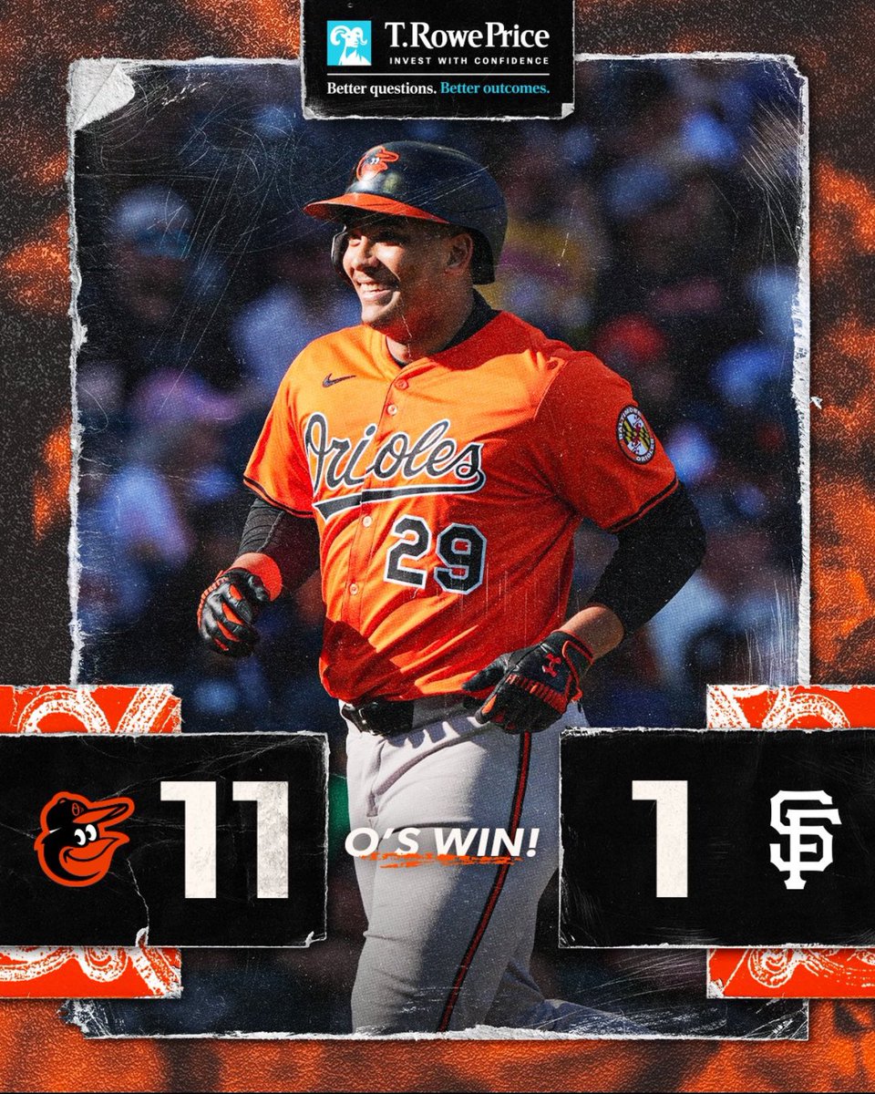 BOOOM!

Easy BLOWOUT POTD winner 💰🤑

Orioles ML (-115) ✅

2-1 winning day in VIP lets go!! 🔥🔥

Why havent you guys joined yet?

#GamblingX