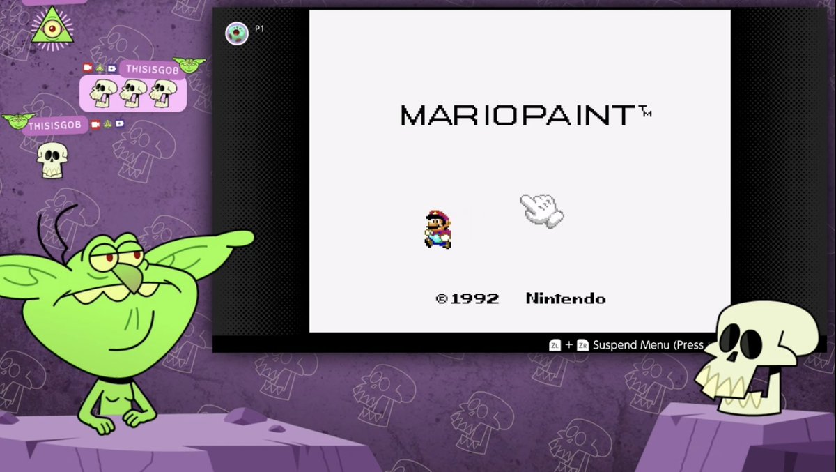 LIVE NOW! Come hang out for some long weekend Mario Paint twitch.tv/thisisgob