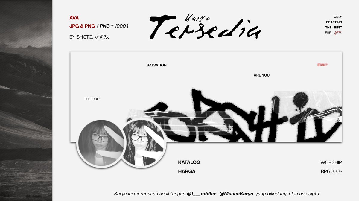 Segala bentuk interaksi sangat dihargai.

Musee Karya membawa dua layout ready stock Rei yang bisa dibawa pulang sekarang.

tags: layout #zonauang