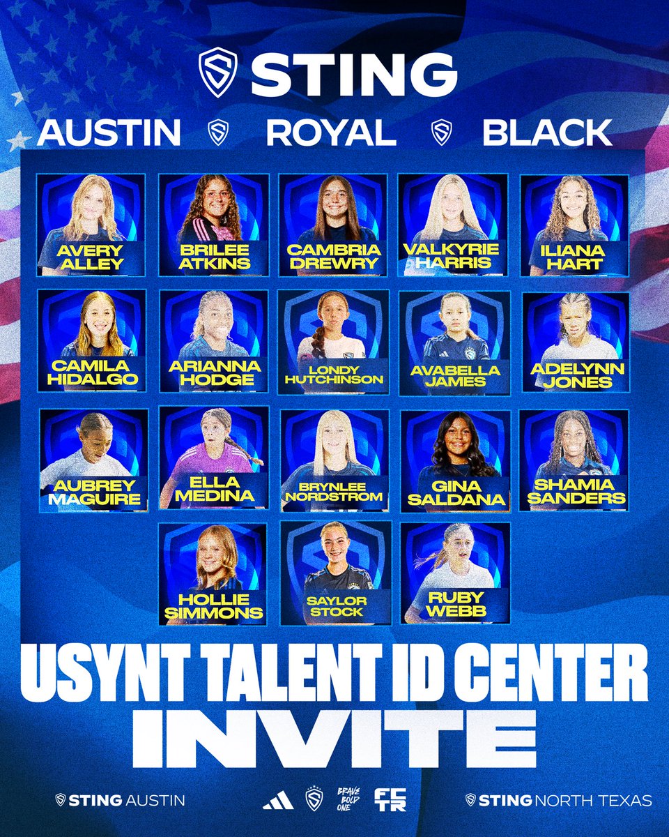 18 players called up across the Organization.  🇺🇸 

Incredibly proud of all involved. 

#WeAreSting #WeAreSting #ONE