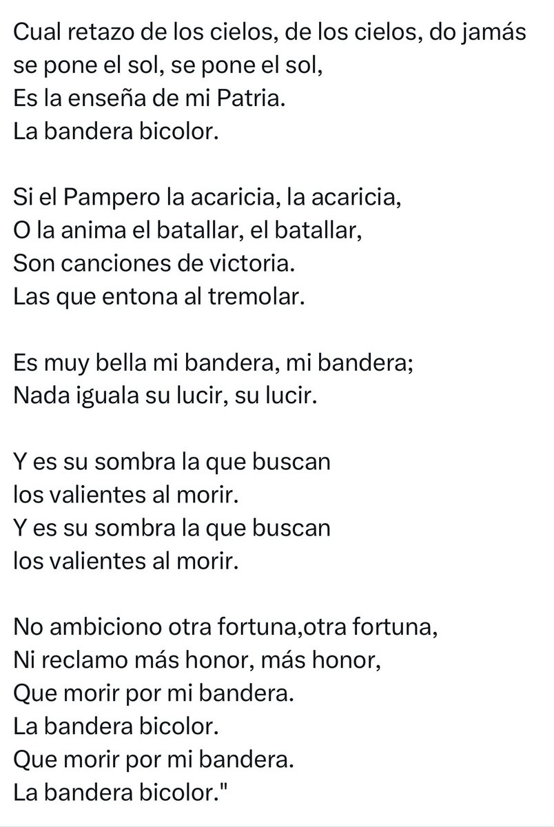 La Patria se respeta!!!