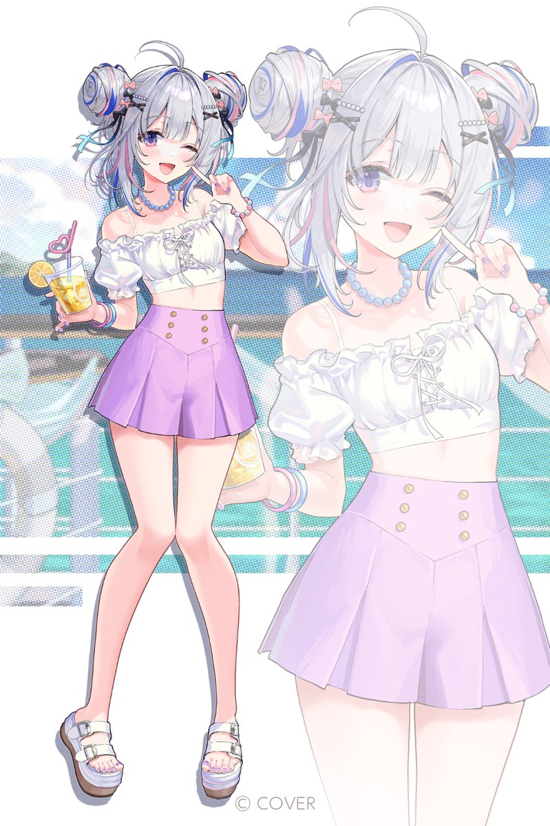 「DMM TV x ホロライブ 新感覚ドキュメントバラエティ ホロなゾンビ！」スクラッチ
天音かなたさんのお仕立てと撮影をさせて頂きました！
＃DMMスクラッチ　＃ホロライブ