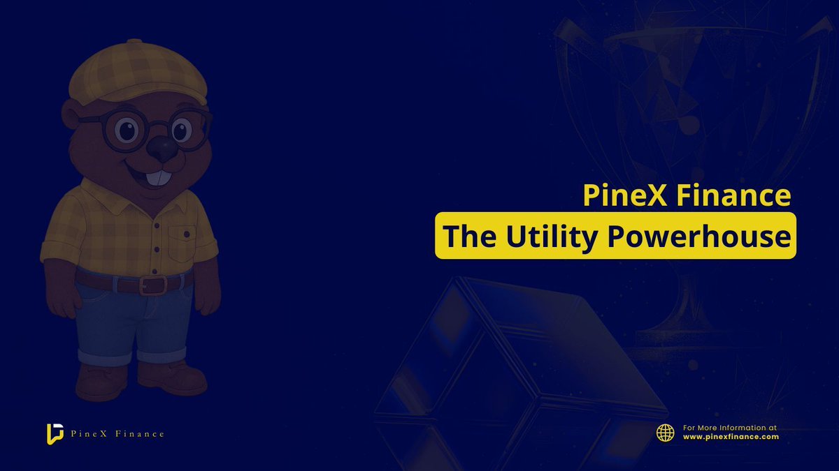 🌲 PineX Finance isn’t just another token — it’s a utility powerhouse built for staking, swaps, analytics, gaming, launching &amp; more. 

🦫 Guided by Benny the Beaver, our fearless mascot, every feature is crafted with security, transparency &amp; real yield in mind. 

🐾 Build with