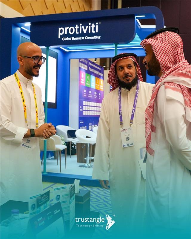 trustangle's tweet image. ترست آنجل في قمة البيانات الذكية والذكاء الاصطناعي 2025
سعدنا في جناحنا باستقبال زوارنا، واستعرضنا معهم أحدث حلول الأتمتة والتحول الرقمي، التي ستفتح المجال أمام مختلف الجهات لاكتشاف طرق جديدة للاستفادة من قوة البيانات والذكاء الاصطناعي.
#ترست_انجل #SmartDataAISummit