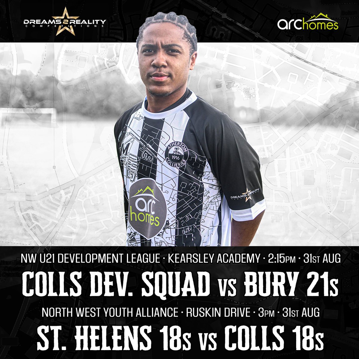 ACFCDS's tweet photo. 𝑴𝑨𝑻𝑪𝑯𝑫𝑨𝒀!
Today, the season kicks off for our @ACFC1916 teams in the @NorthWestU21 & @NorthWestYouth2 🙌
The Development Squad host Bury U21s at Kearsley, whilst the U18s travel to St Helens Town 🏁 https://t.co/gnb3WuJtvp
