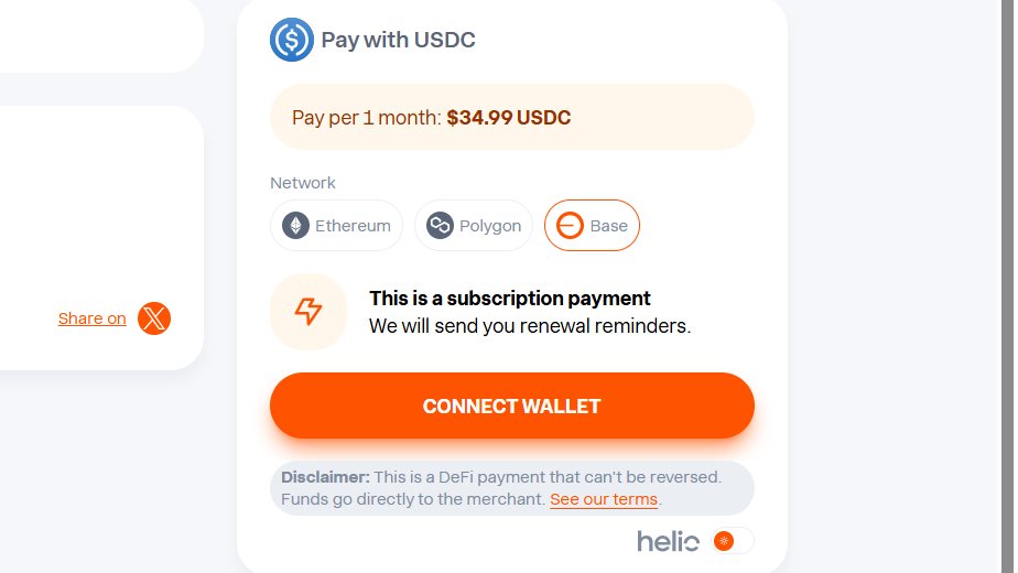 And finally Crypto payment has been enabled on <a href="/Everlyn_ai/">Everlyn</a>. 

The community has been waiting for this for long.

Great work from the Everlyn team again.