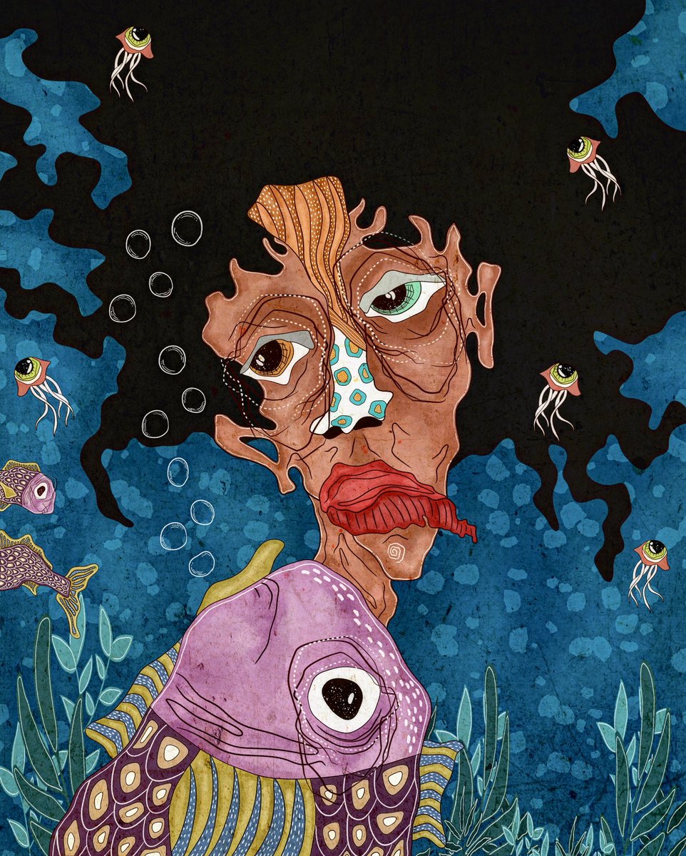 GM everyone!💜🩵

“A Part of the Deep''