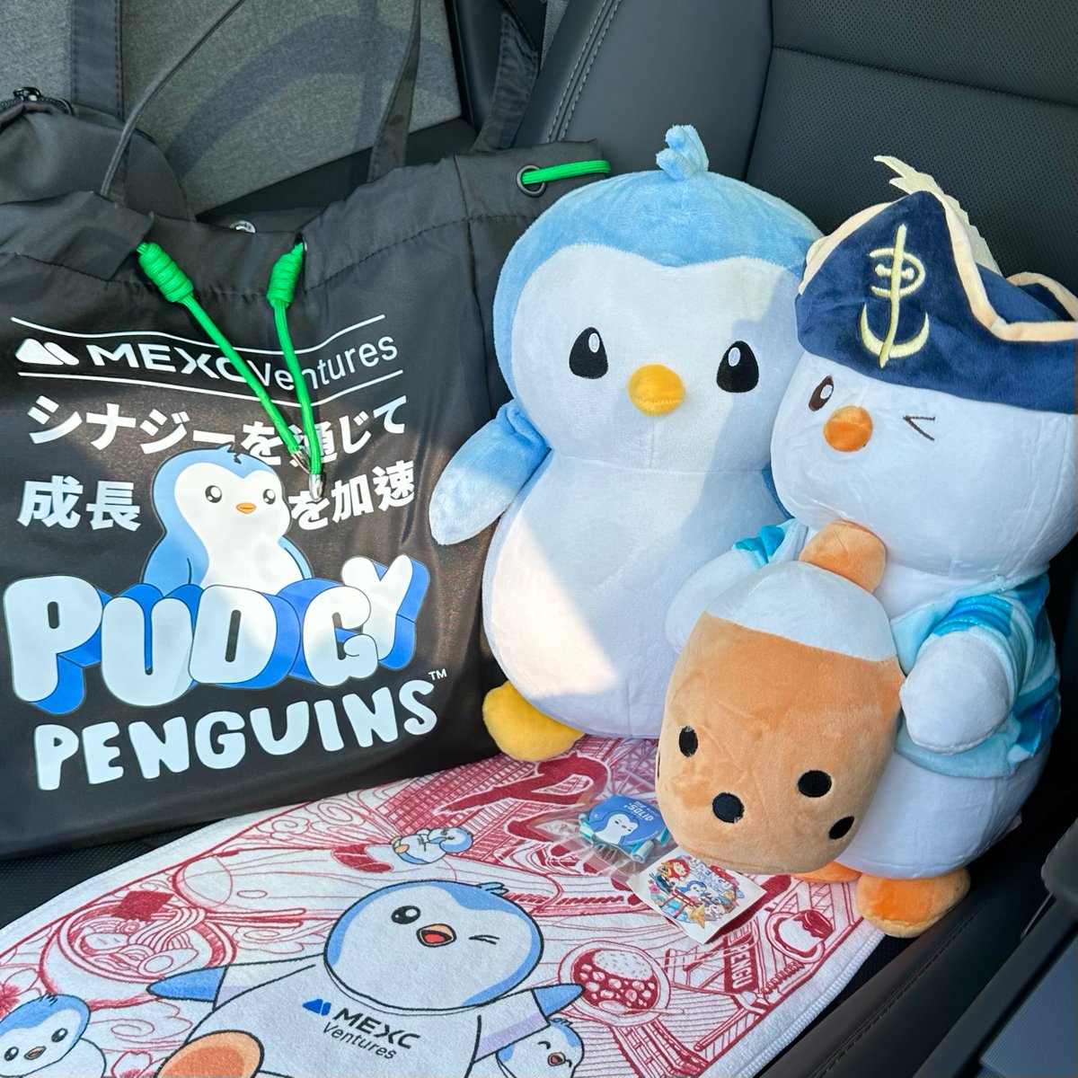 🐧 Pudgy Penguins <a href="/pudgypenguins/">Pudgy Penguins</a> 的企鹅玩偶抽奖来啦！

是从日本背回来送给企鹅中文社区的 🐧！

✨ 参与方式：

💙 关注 <a href="/PenguAsia/">PENGU Asia</a> + 转推：抽 5 人送本次 WebX 活动的联名周边

💙 留言告诉我「你为什么喜欢小企鹅🐧」：从留言里手抽 2 人送小企鹅玩偶！

——————————————

✨以下是一点碎碎念：