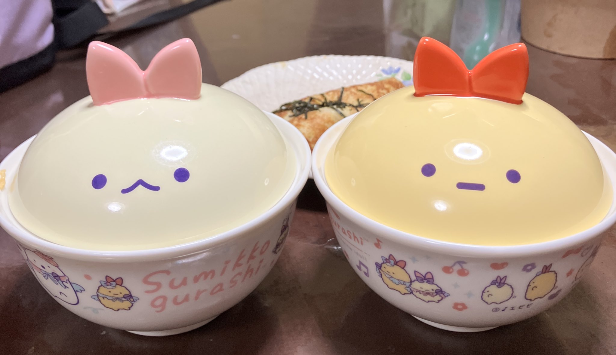 すみっコぐらし 天使なエビ天　ふた付き丼 4個セット プライズ情報】すみっコぐらし 天使なえびてん ふた付きどんぶり