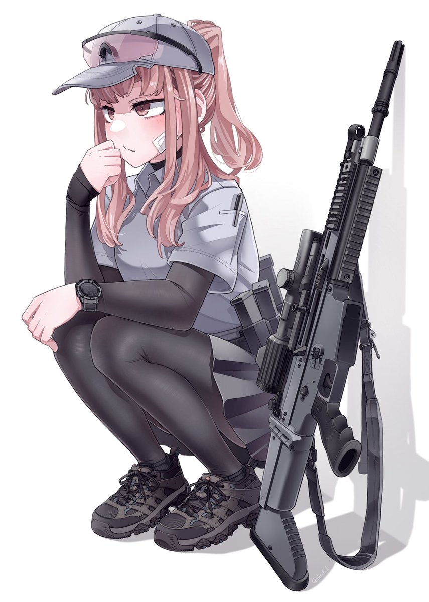 尾鷲ナギとSCAR-H
#oc 
#武装JK